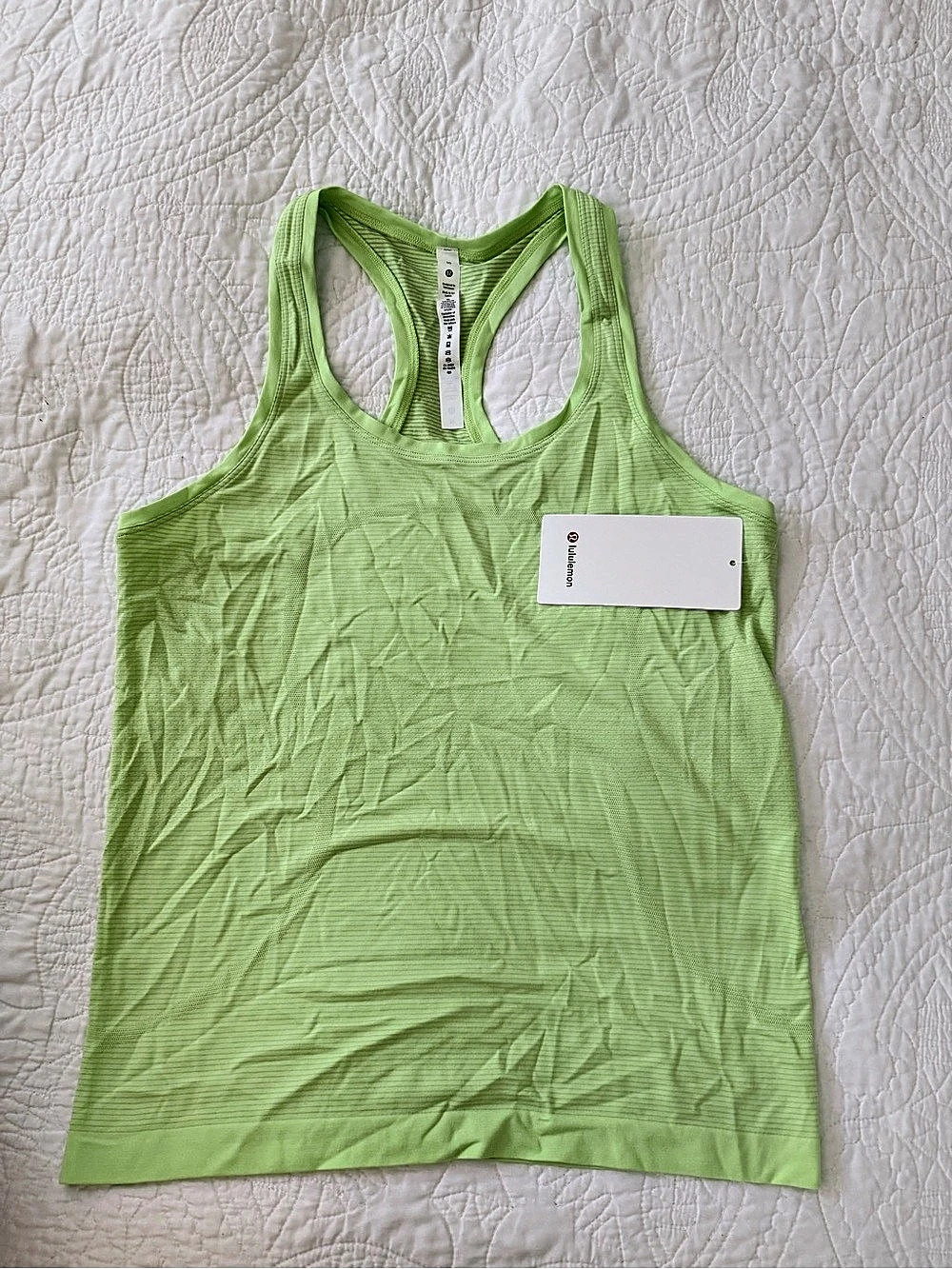 lululemon Swiftly Tech 2.0 Tank Top Green Size 10 NWT